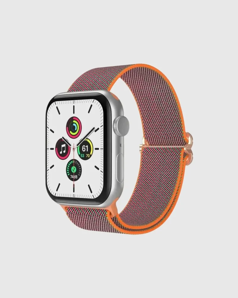 Elastic Loop Apple Watch Band - Tangerine