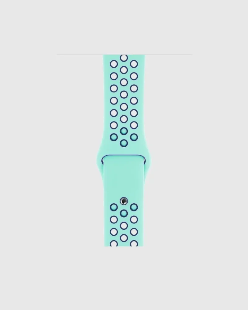 Alternative view of Sport Band Active Apple Watch Band - Turquoise Midnight Blue