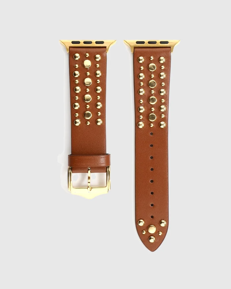 Venus Leather Apple Watch Band - Dark Brown