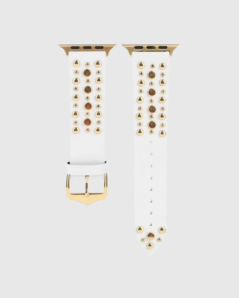 Venus Leather Apple Watch Band - White