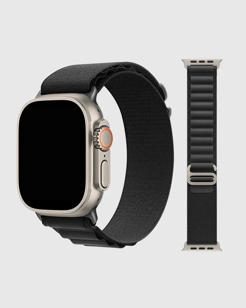 Alpine Loop Apple Watch Band - Black
