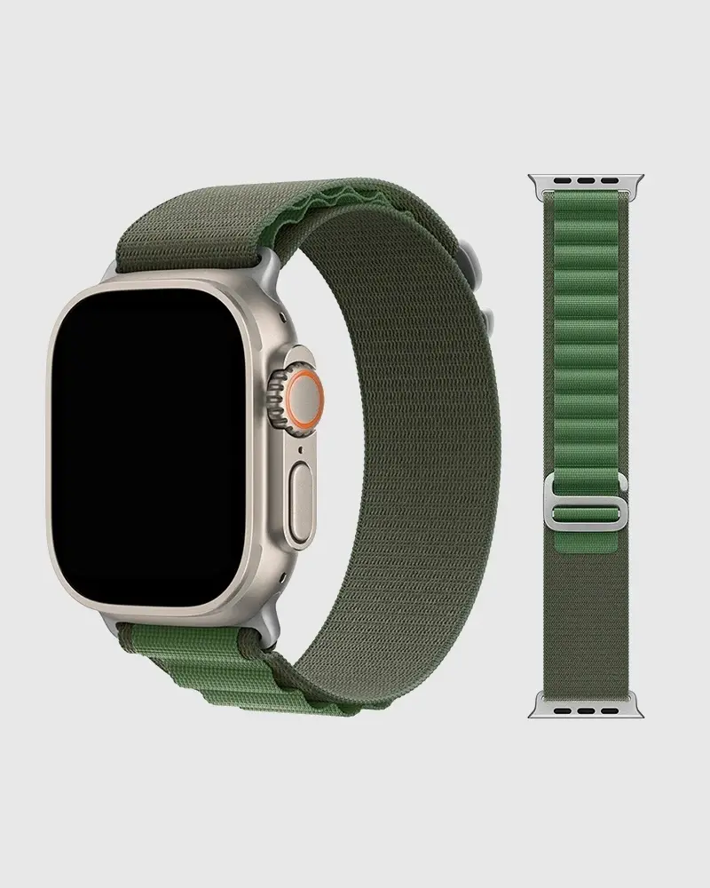 Alpine Loop Apple Watch Band - Green