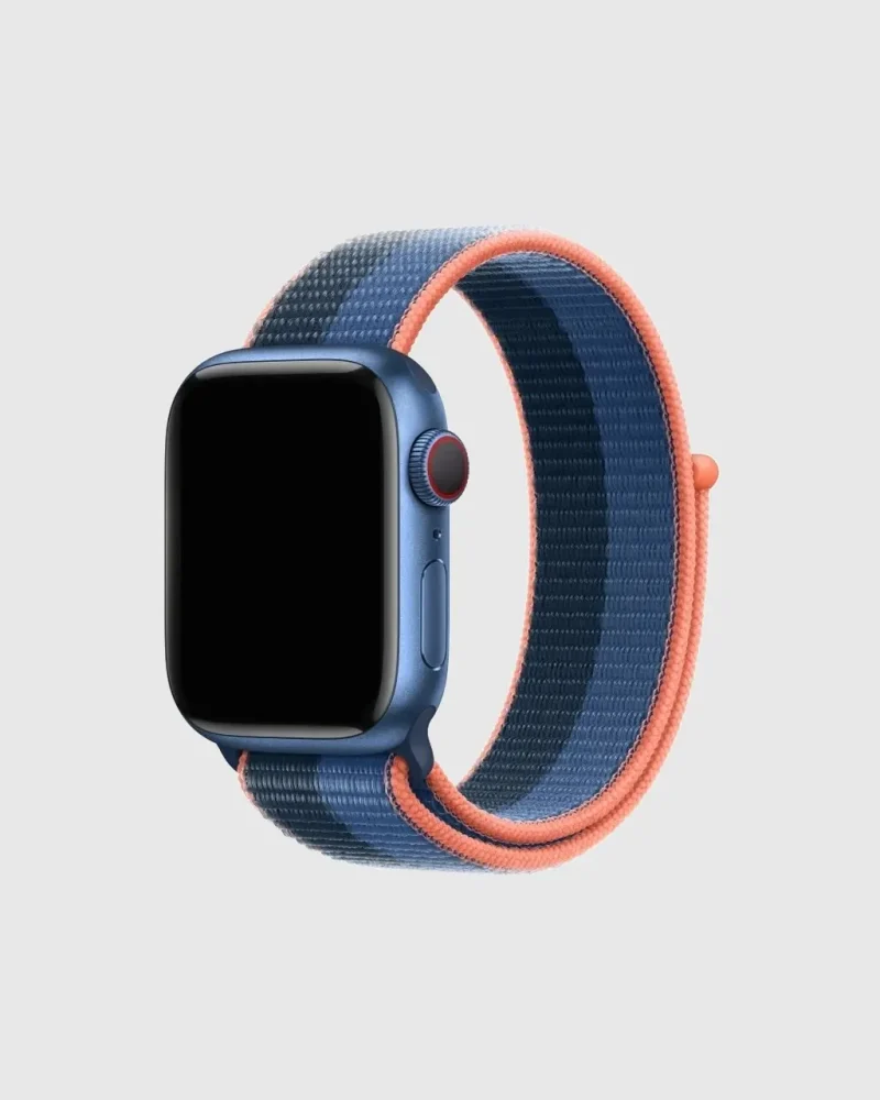 Sport Loop Apple Watch Band - Blue Jay Abyss Blue