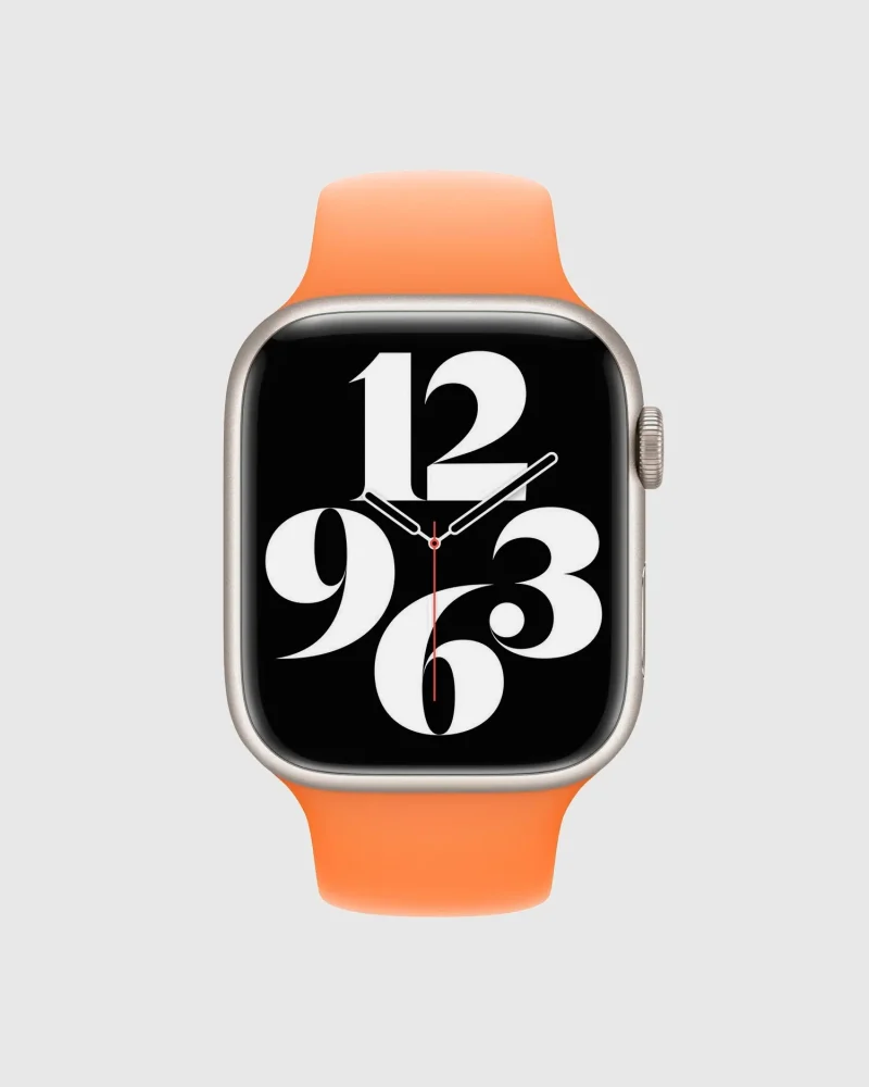 Alternative view of Sport Band Apple Watch Band - Bright Orange