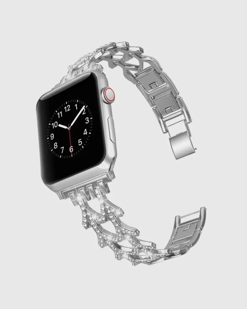 Genevieve Bracelet Apple Watch Band - Silver
