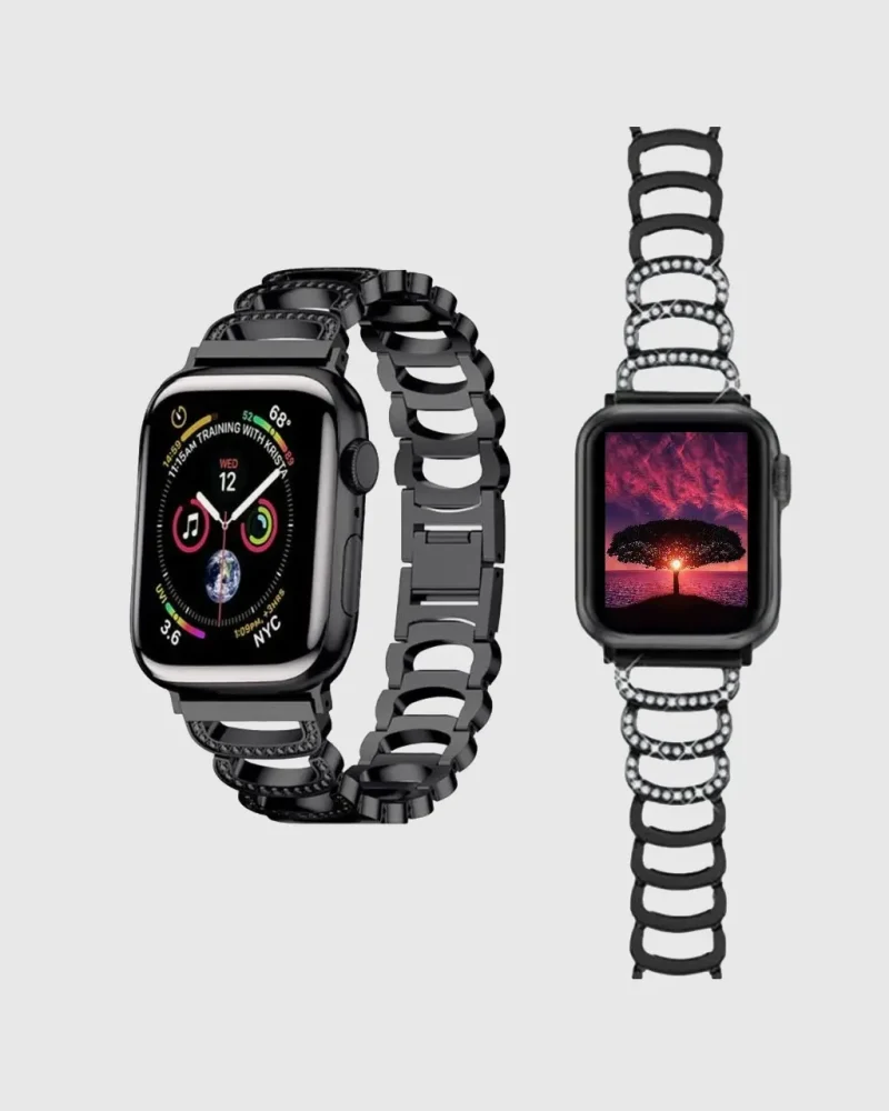 Halo Bracelet Apple Watch Band - Black