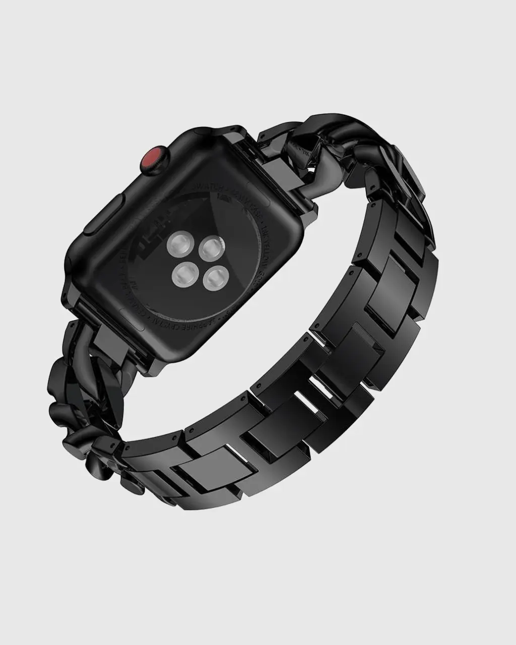 Jersey Bracelet Apple Watch Band - Black - Image 3