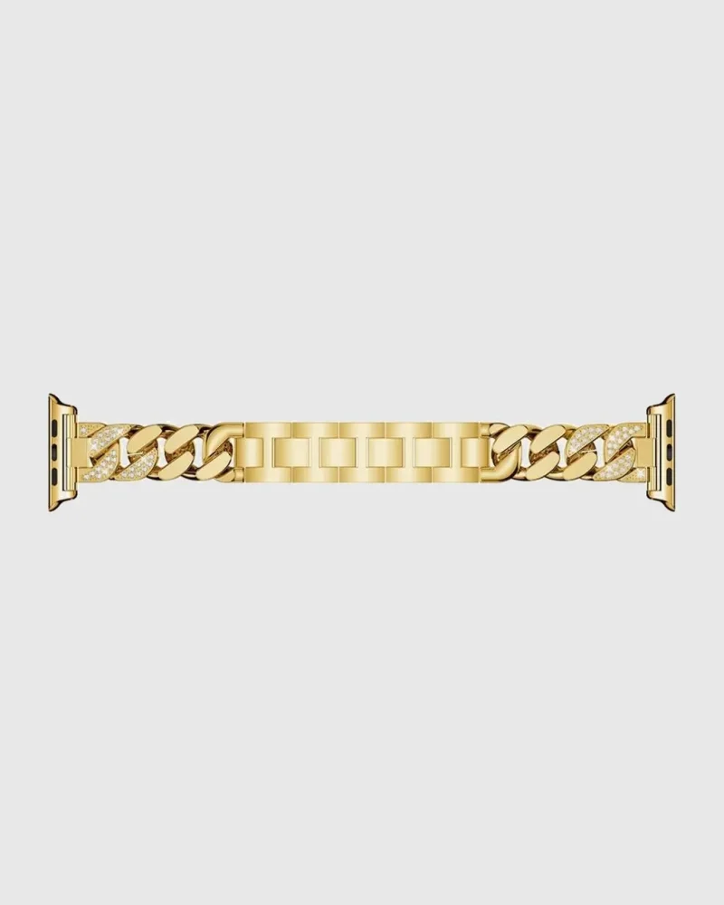 Alternative view of Jersey Bracelet Apple Watch Band - Gold