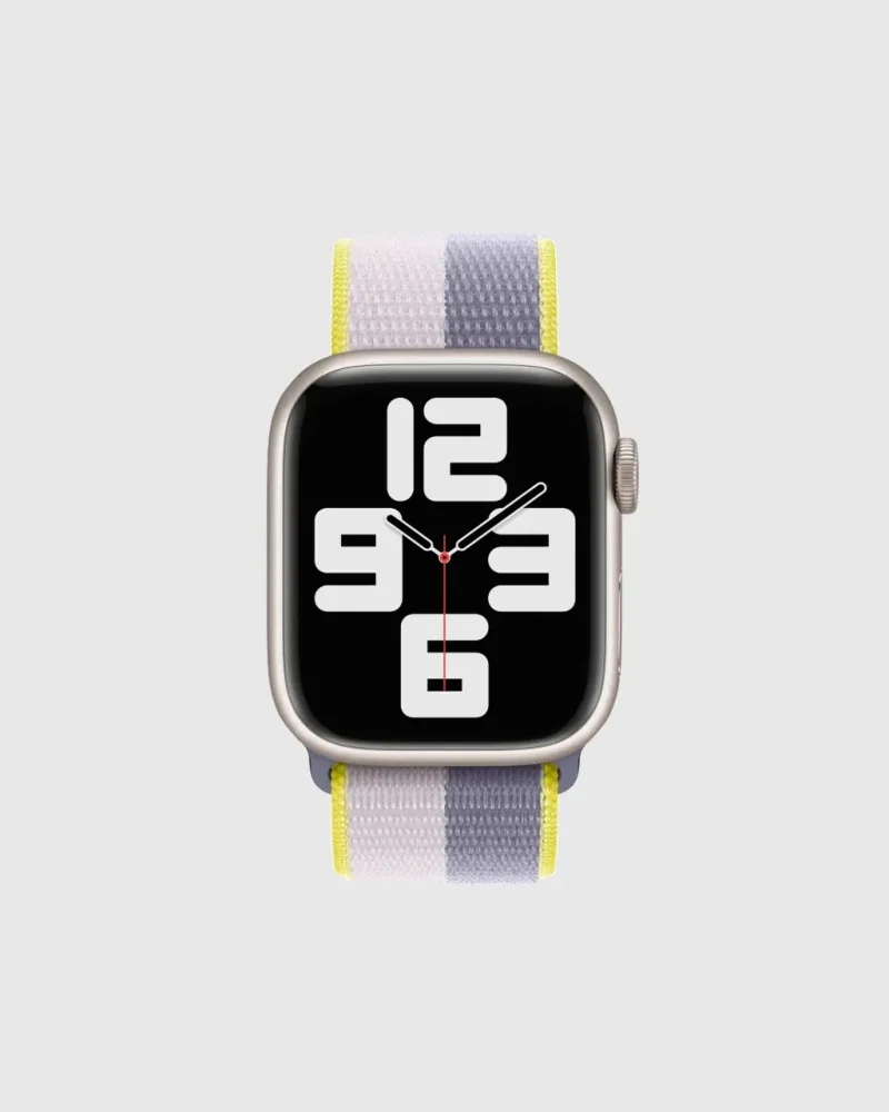 Alternative view of Sport Loop Apple Watch Band - Lavender Grey Light Lilac