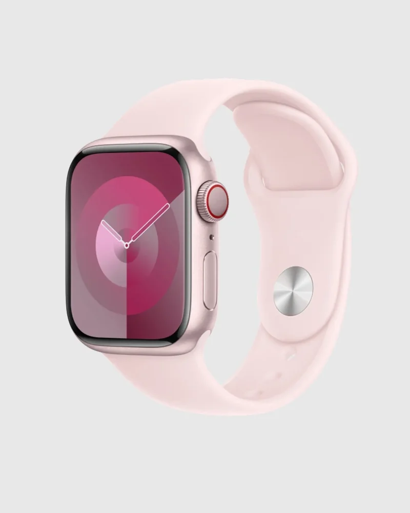 Sport Band Apple Watch Band in Light Pink Silicone
