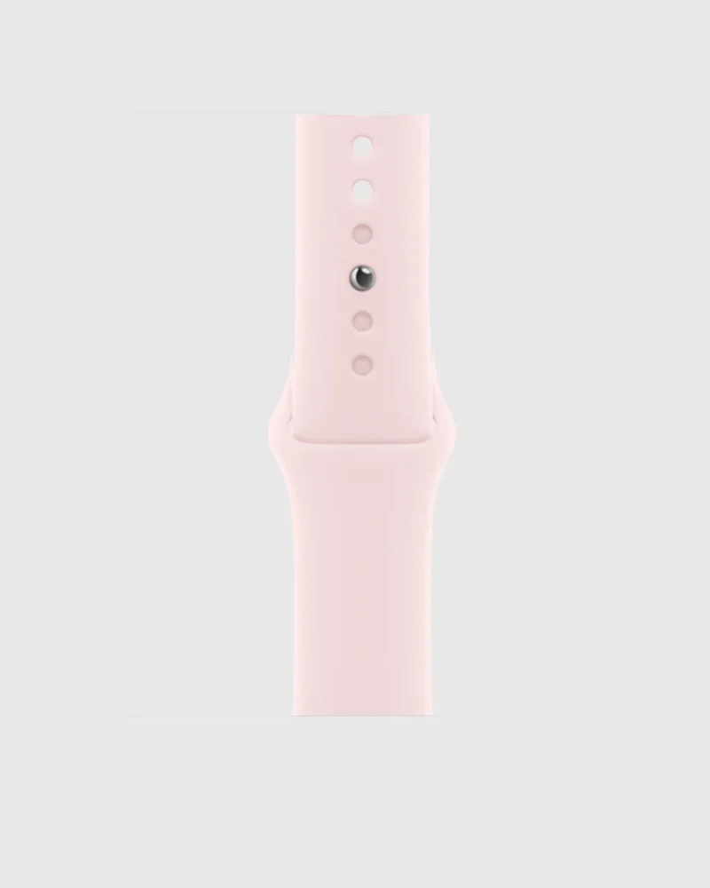 Alternative view of Sport Band Apple Watch Band in Light Pink Silicone