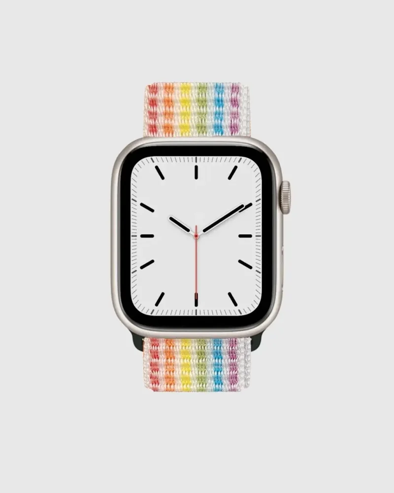 Alternative view of Sport Loop Apple Watch Band - Light Pride