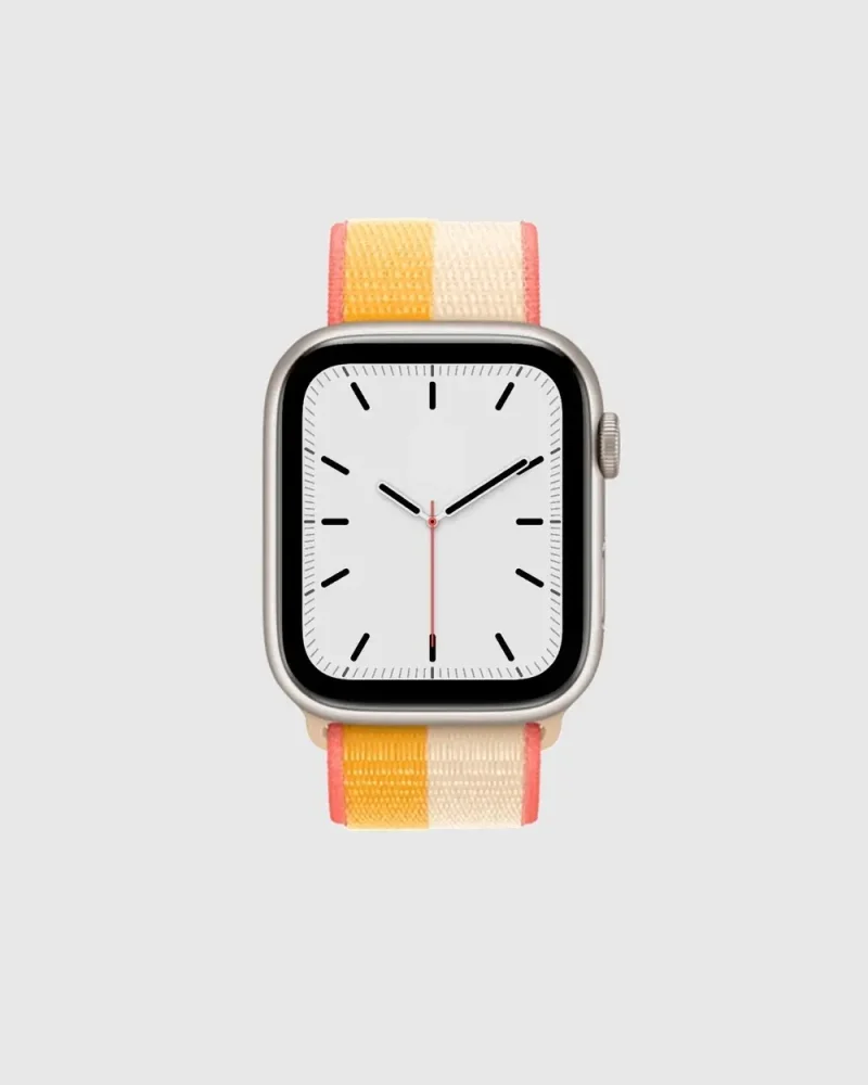 Alternative view of Sport Loop Apple Watch Band - Maize White