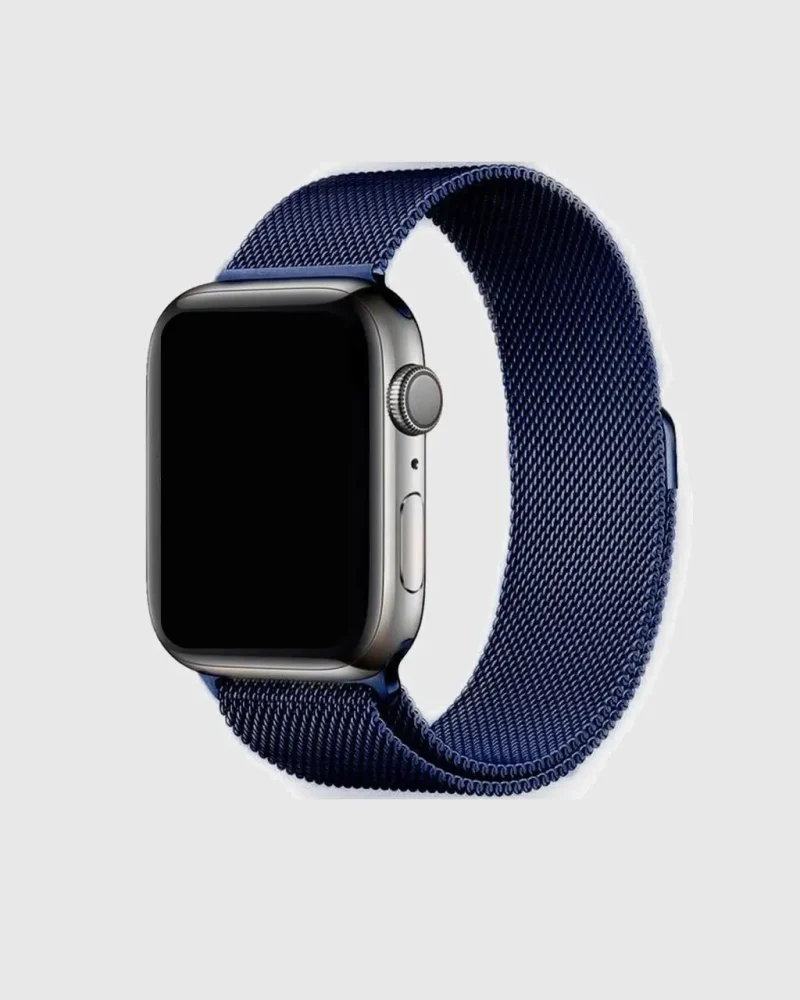 Milanese Loop Apple Watch Band - Midnight Blue