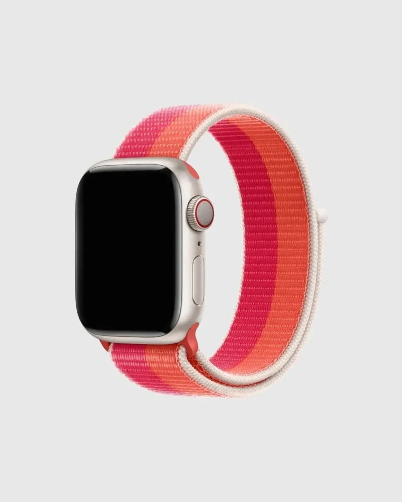 Sport Loop Apple Watch Band - Nectarine Peony