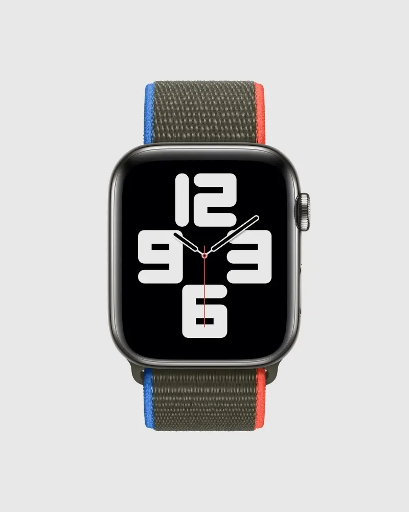 Alternative view of Sport Loop Apple Watch Band - Olive