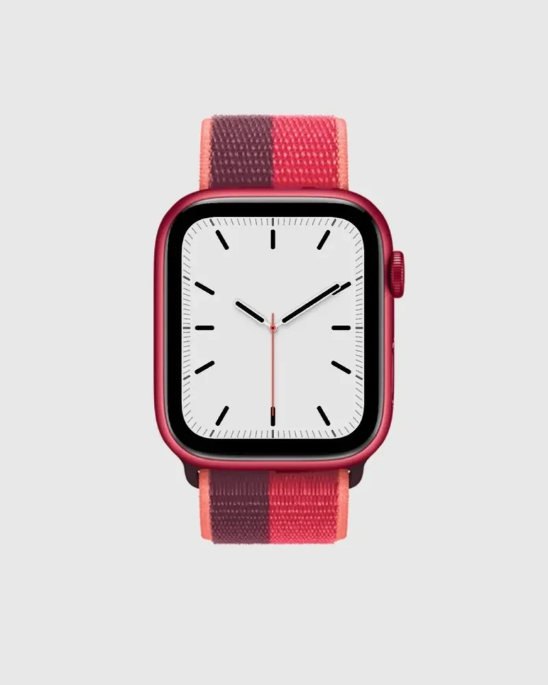 Alternative view of Sport Loop Apple Watch Band - Red Dark Cherry