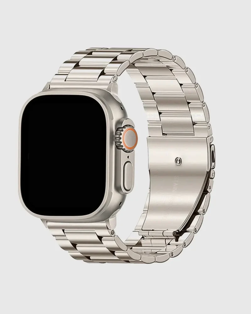 Classic Stainless Steel Apple Watch Band - Starlight