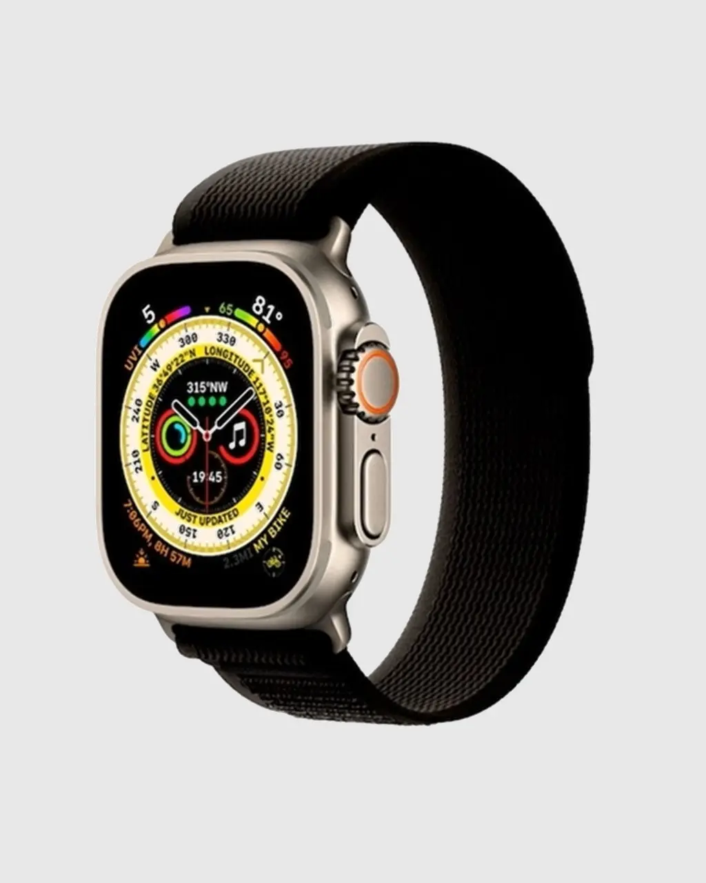 Trial Loop Apple Watch Band - Pure Black - Image 2
